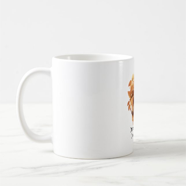 I'm Not a Morning Person Autumnal Sloth Kaffeetasse (Links)