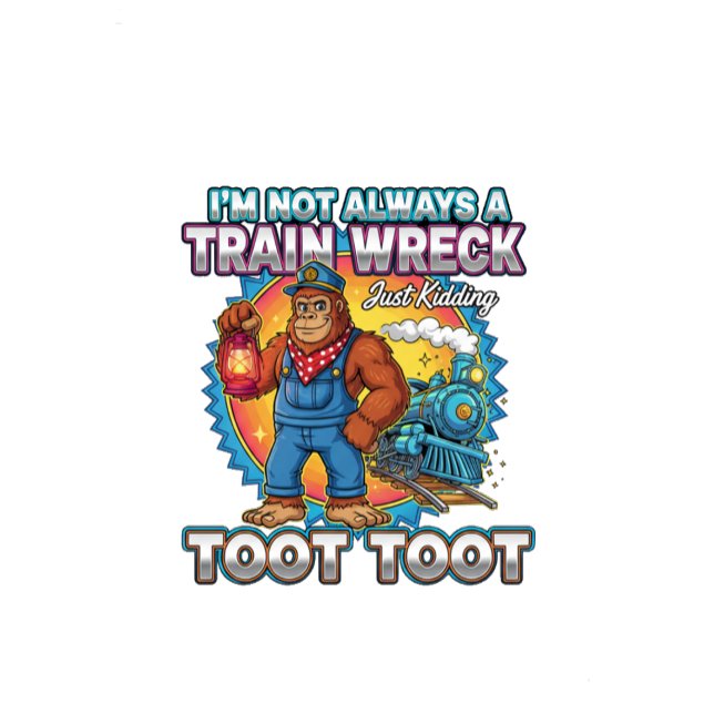 I'm Not Always A Train Wreck T-Shirt (Von Creator hochgeladen)