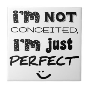 I'm Not Conceited, i'm Just Perfect Fliese