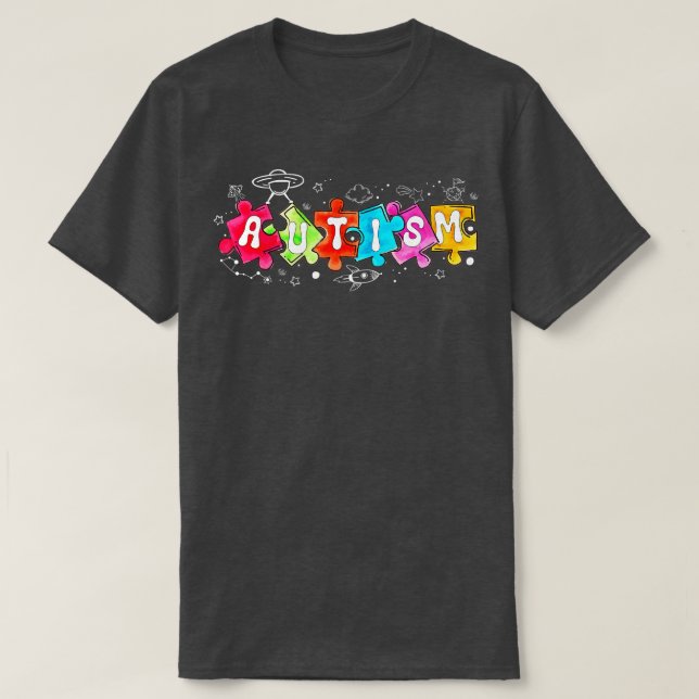 Im Not Just Weird Im Autistic Funny Autism Sayings T-Shirt (Design vorne)