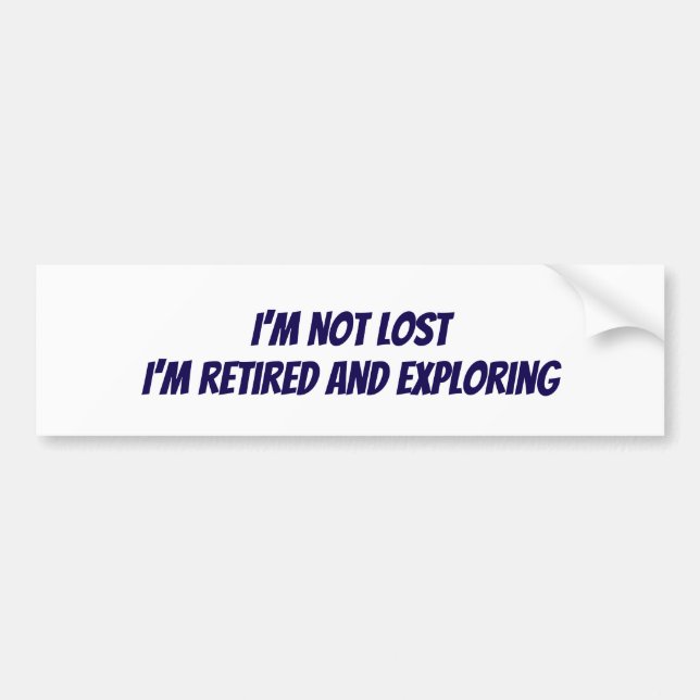 I'm not lost sticker (Devant)