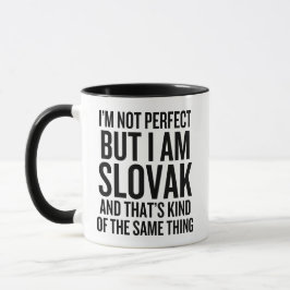 I'm Not Perfect But I Am Slovak Coffee Tasse