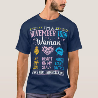 Im November 1958 feuerte Frau in meinem Soul am T-Shirt