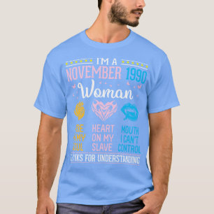 Im November 1990 brennen Frauen in meinem Soul Her T-Shirt