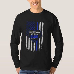 Im November tragen wir Blauer Diabetes, das wir Fl T-Shirt