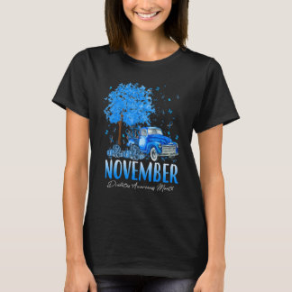 Im November tragen wir Blue Pumpkin Diabetes Aware T-Shirt