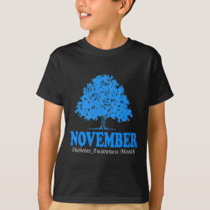 Im November tragen wir Blue Pumpkin Diabetes Aware T-Shirt