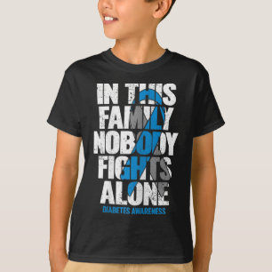 Im November tragen wir Blue T1d T2d Diabetes T-Shirt