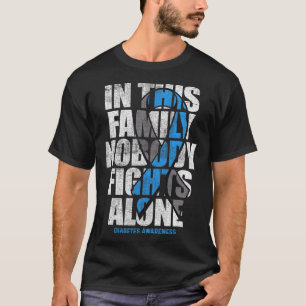 Im November tragen wir Blue T1d T2d Diabetes T-Shirt