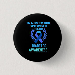 Im November tragen wir das Bewusstsein für Blaue  Button