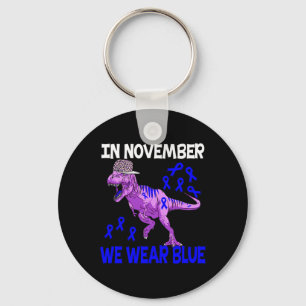Im November tragen wir das Blaue Typ 1 Diabetes-Be Schlüsselanhänger