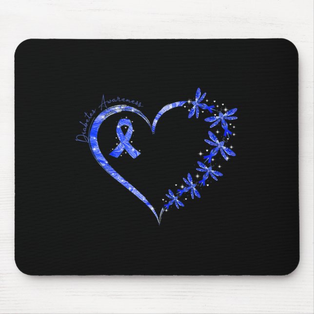Im November tragen wir den Dragon "Blaues Diabetes Mousepad (Vorne)