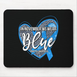 Im November tragen wir den Monat des Blauen Diabet Mousepad