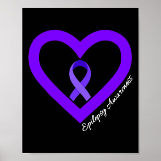 Im November tragen wir einen Lila Epilepsie-Sensib Poster