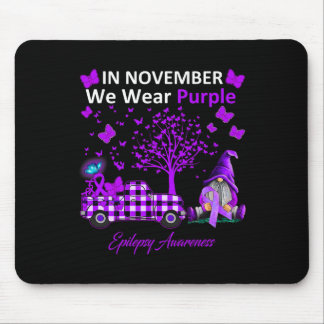 Im November tragen wir Lila Epilepsie-Bewusstseins Mousepad