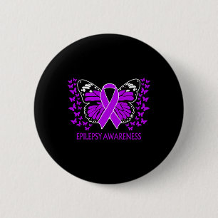 Im November tragen wir Lila für Epilepsie-Bewussts Button