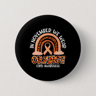 Im November tragen wir Orange Rainbow Crps Awarene Button
