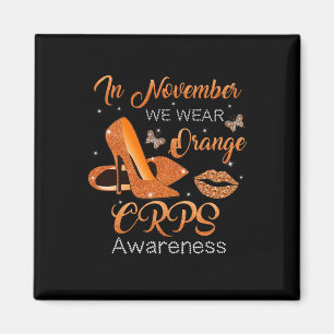 Im November tragen wir Orangen-High Heels Schuhe C Magnet