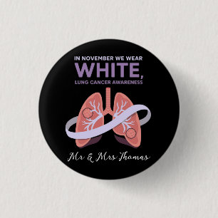 Im November tragen wir White Show Ihre Unterstützu Button