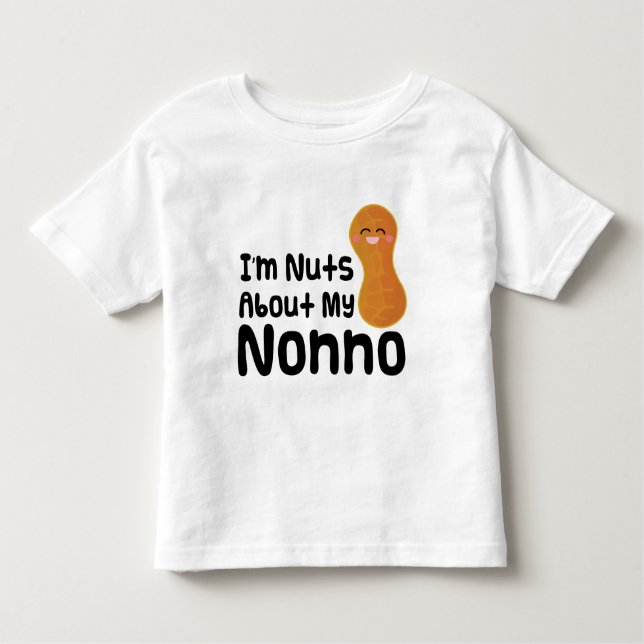 Im Nüsse über Nonno Kleinkind T-shirt (Vorderseite)