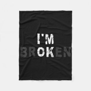 Im Ok Unsichtbare Krankheit Mental Health Awarenes Fleecedecke