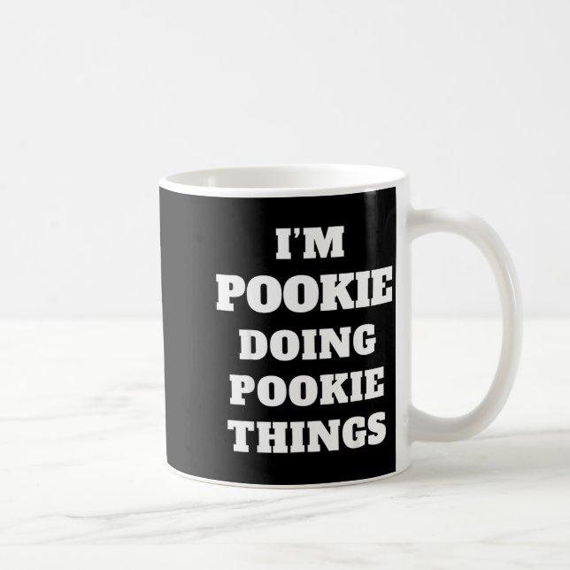 I'm Okie Doing Okie Things Aesthetic Slang Viral G Kaffeetasse (Rechts)