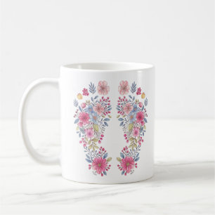 im Oktober haben wir schwaches rosa Design Kaffeetasse