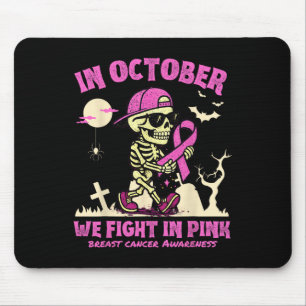 Im Oktober kämpfen wir gegen rosa Skelettmuskulatu Mousepad