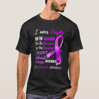 Im Oktober trage ich Lila für Rett-Syndrom Awarene T-Shirt