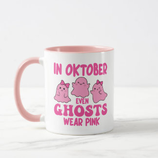 Im Oktober tragen sogar Geister rosa Brustkrebs Tasse