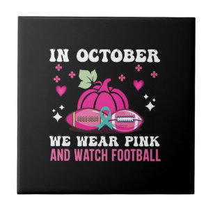 Im Oktober tragen wir das Bewusstsein für rosa Bru Fliese