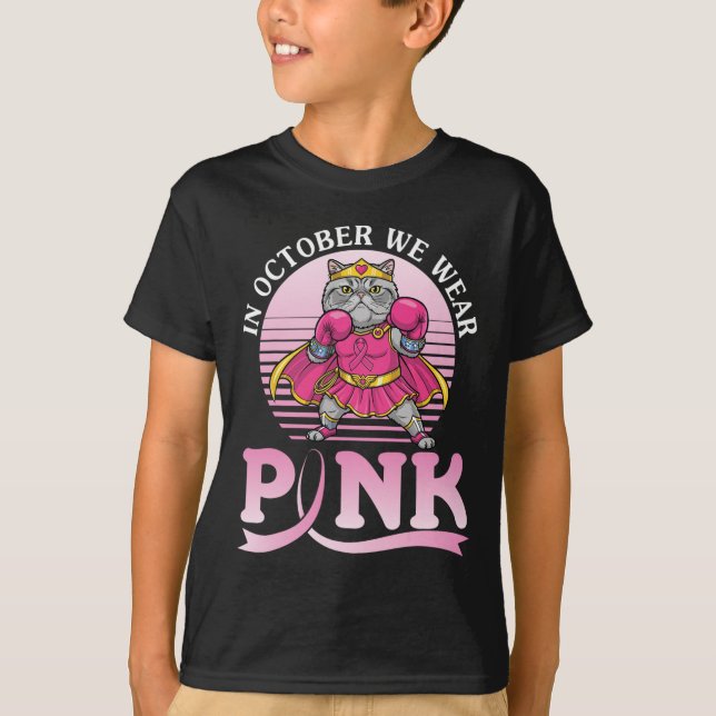Im Oktober tragen wir den Katzenkrieger für Aw aus T-Shirt (Vorderseite)