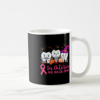 Im Oktober tragen wir den rosa Ribbon-Brustkrebs Kaffeetasse
