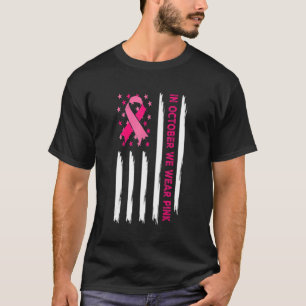 Im Oktober tragen wir die amerikanische Flagge mit T-Shirt