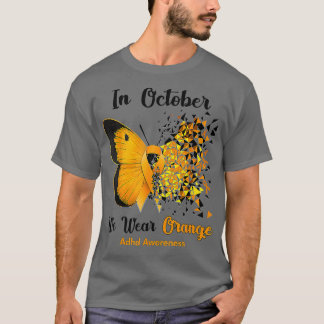 Im Oktober tragen wir die Orange ADHD Awareness 1 T-Shirt