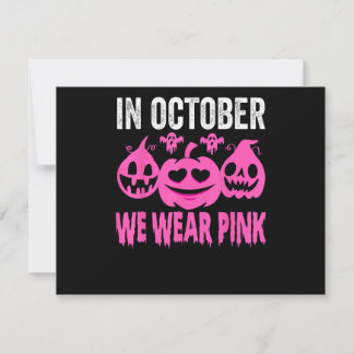Im Oktober tragen wir die Pink Breast Cancer Pumpk