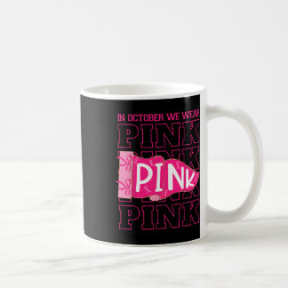 Im Oktober tragen wir eine pinkfarbene Brustkrebse Kaffeetasse
