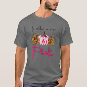 Im Oktober tragen wir eine rosa Breastkrebspumpe T-Shirt