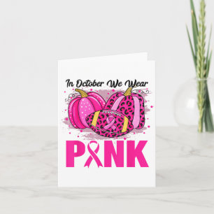 Im Oktober tragen wir NK Breast Cancer Aware Karte