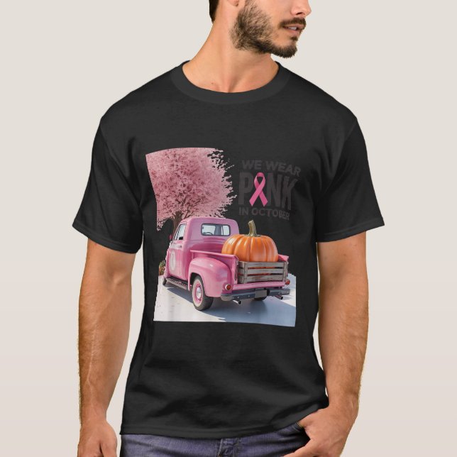 Im Oktober tragen wir NK LKW Breastkrebs T-Shirt f (Vorderseite)