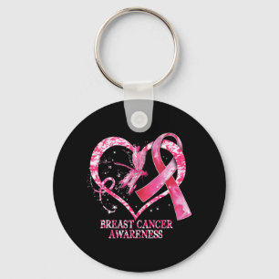 Im Oktober tragen wir Pink Brustkrebs Bewusstsein Schlüsselanhänger