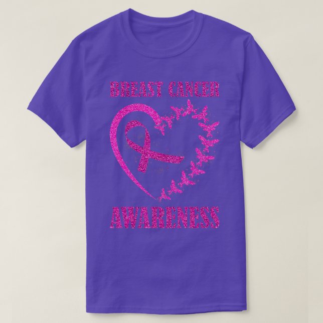 Im Oktober tragen wir Pink Brustkrebs Bewusstsein  T-Shirt (Design vorne)