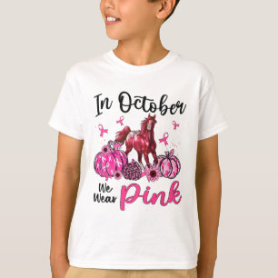 Im Oktober tragen wir Pink Horse Pumpkin Leopard B T-Shirt