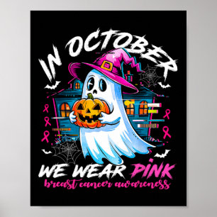 Im Oktober tragen wir Pink mit dem gespenstischen Poster