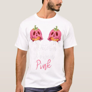 Im Oktober tragen wir Pink Pumpkin Brustkrebs T-Shirt