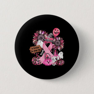 Im Oktober tragen wir Pink Ribbon Ghost Halloween Button