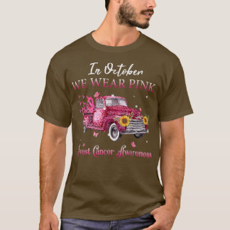 Im Oktober tragen wir Pink Ribbon Leopard LKW Brea T-Shirt