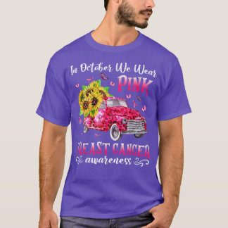 Im Oktober tragen wir Pink Ribbon Leopard LKW Brea T-Shirt