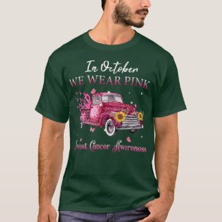 Im Oktober tragen wir Pink Ribbon Leopard LKW Brea T-Shirt