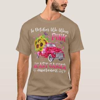 Im Oktober tragen wir Pink Ribbon Leopard LKW Brea T-Shirt